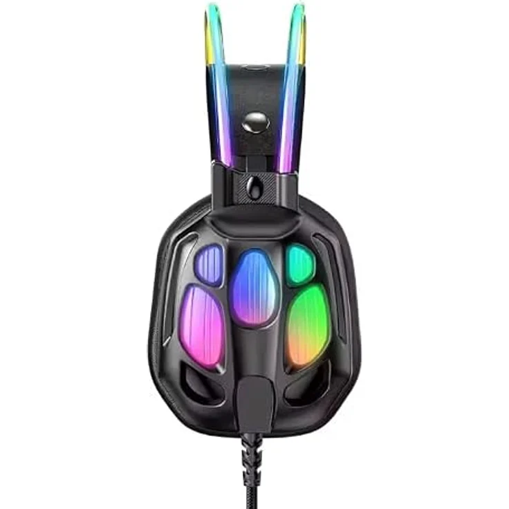 Onikuma X89, kabelgebundenes Gaming Headset mit überragendem Sound, Schwarz – Bild 3