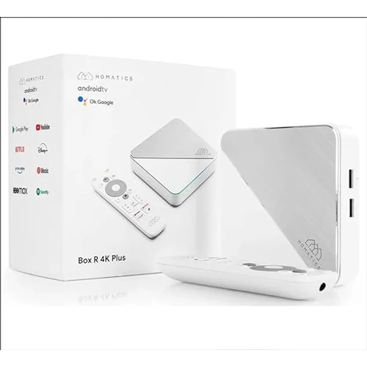 Homatics Box R 4K Plus Android 11 TV Mediaplayer (32GB Flash, Google, Netflix 4K Dolby Vision & Atmos, Disney+, Prime Video, 4K UHD, AV1, 1Gbit, DTS, HDR10+, WiFi 6, Bluetooth 5.0, Weiß) – Bild 4