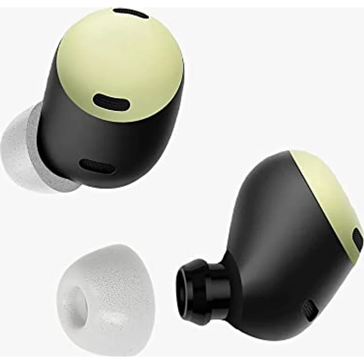 kwmobile 6X Ersatz In Ear Kopfhörer kompatibel mit Google Pixel Buds Pro, 3 Größen (S/M/L), Polster Ohrstöpsel, Memory-Schaum, Weiß – Bild 2