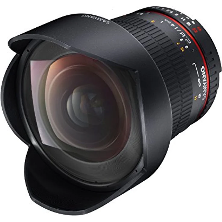 Samyang 14-2,8 Objektiv DSLR Canon EF AE manueller Fokus automatischer Blendenring Fotoobjektiv, Weitwinkelobjektiv schwarz – Bild 3