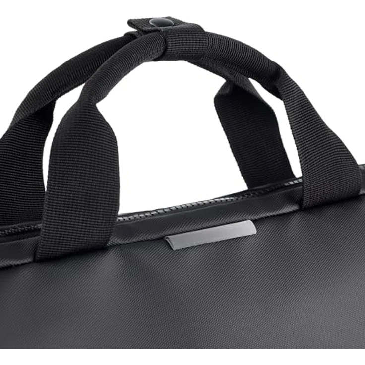 Miquelrius Aktentasche mit gepolstertem Laptopfach, Notebooktasche, Wasserabweisend, Schwarz – Bild 5