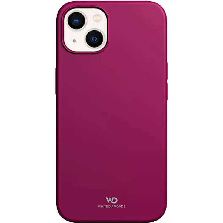 WHITE DIAMONDS - Hülle Urban Case Silikonhülle Passend für Apple iPhone 13 I Handyhülle, Silikon, Dünn, rutschfest (Pink)