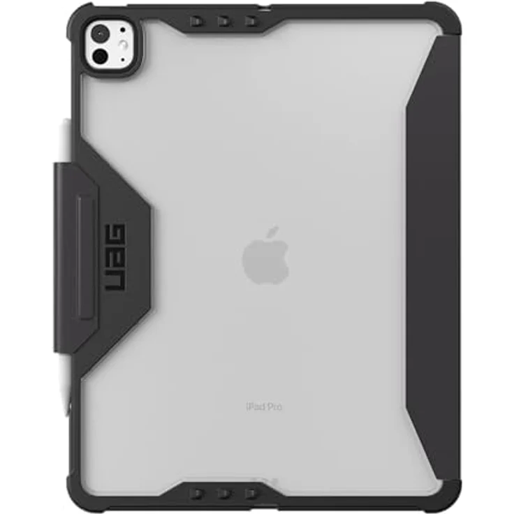 URBAN ARMOR GEAR Plyo LT Case für Apple iPad Pro 13 (M5-2025, M4-2024), Schutzhülle mit Wake/Sleep-Funktion, Apple Pencil 2 Halterung und Standfunktion, schwarz/Ice – Bild 3