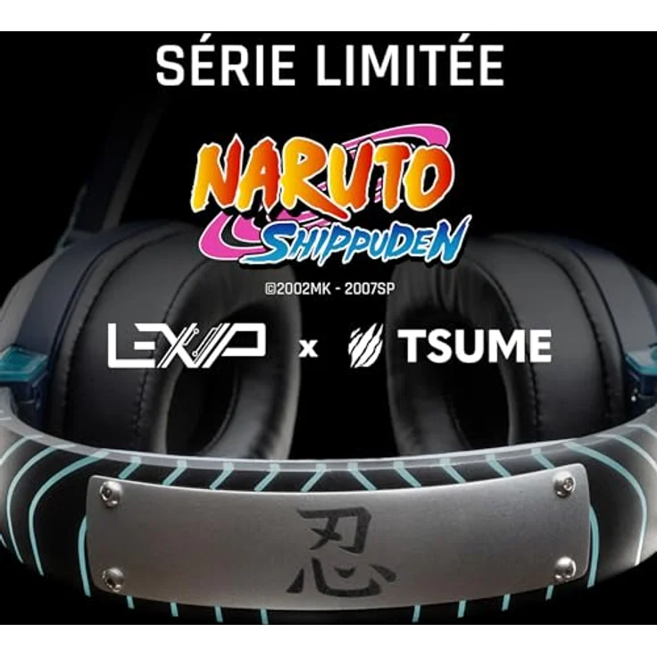 Lexip Kakashi Kamui Gaming-Headset, Verkabelt & Kabellos, Bluetooth, Blau – Bild 2