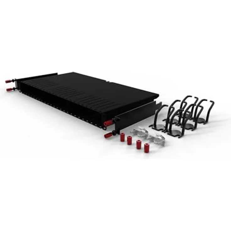 PATCHBOX PATCHBOX Rack, Patch-Panel-Gehäuse, RAL 9005, Schwarz – Bild 3