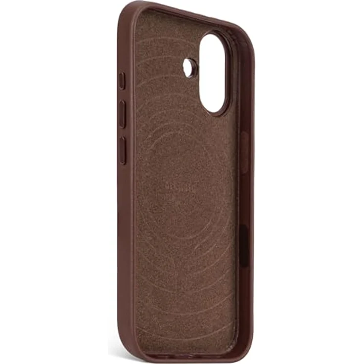 Decoded Lederhülle für iPhone 17, Premium ECCO Leder, MagSafe Kompatibel, Vollständiger Kameraschutz, Metalltasten, Stoßfest, Kratzfest, Braun – Bild 3