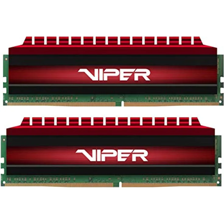 Patriot Viper 4 PV432G360C8K, 32 GB DDR4 RAM Kit (2 x 16 GB) mit 3600 MHz und CL18, Rot