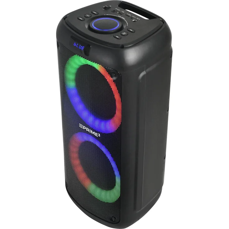 Prime3 APS51, Bluetooth Lautsprecher mit Karaoke-Funktion, 5h Akkulaufzeit, Schwarz