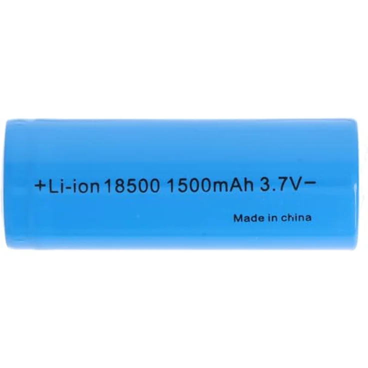 AccuCell 18500 Li-Ion Akku 1500mAh, 3,6-3,7 Volt, flacher Pluspol, 48,9 x 18,3mm – Bild 4