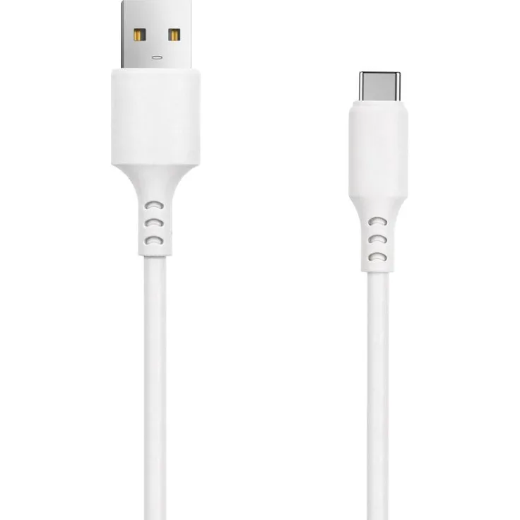 Setty USB-A auf USB-C Kabel, 1,0 m, 2 A, 10 W, robust, weiß