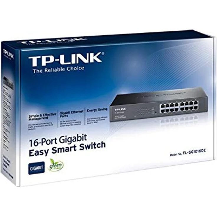 TP-Link TL-SG1016DE 16-Port Gigabit Unmanaged Pro Switch (Plug&Play, Gigabit Ports, Metallgehäuse, VLAN, QoS, Lifetime ) – Bild 3