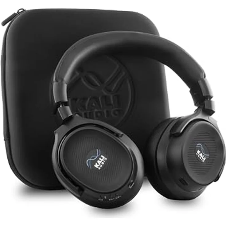 Kali Audio HP-1, Over-Ear Kopfhörer mit Kabel- & Bluetooth, aktive Geräuschunterdrückung, 40h Akkulaufzeit, 3 wählbare Klangmodi für Mixing & Gaming, Schwarz – Bild 5