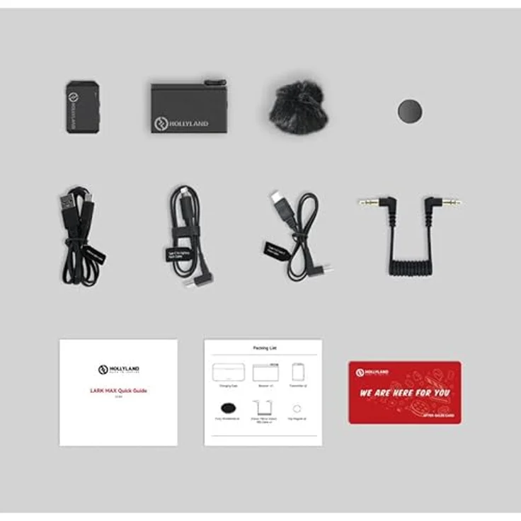 Hollyland Lark MAX Drahtloses Mikrofon-Kit, hochwertige Tonübertragung, leicht und tragbar, Schwarz - Preisvergleich – Bild 3