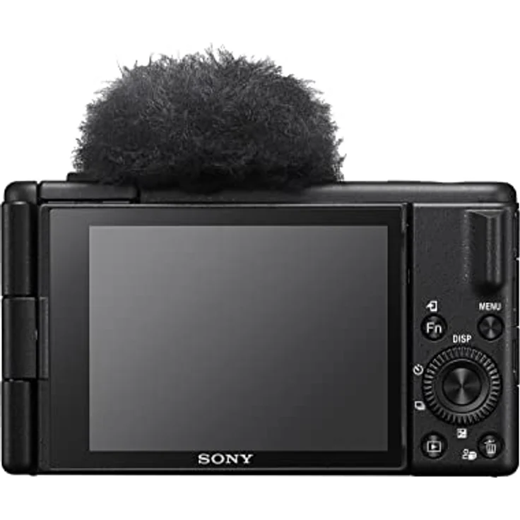 Sony ZV-1II Vlog-Kamera | Digitalkamera (Weitwinkel-Zoomobjektiv, verstellbares Display für Vlogging, 4K Video, multidirektionales Mikrofon) Schwarz – Bild 2