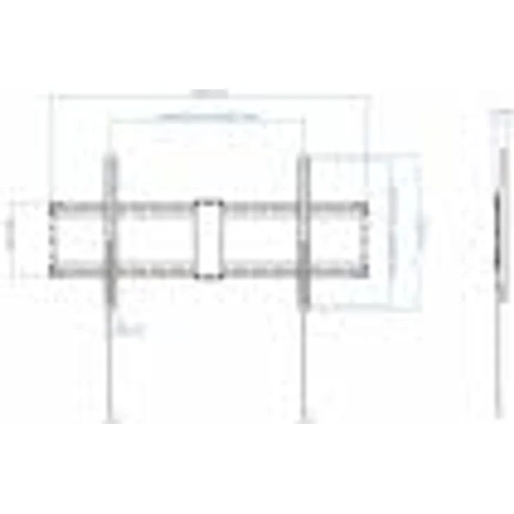 TooQ LP4390F-B, Wandhalterung für TV-Bildschirme 43"-90", VESA 200x200 bis 800x400 mm, Schwarz, max. 70 kg Traglast – Bild 7