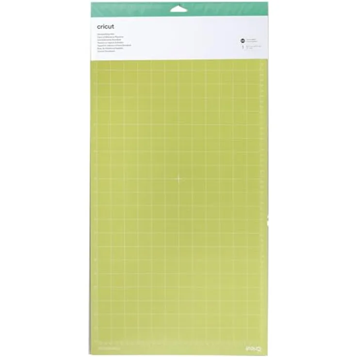 Cricut Standard Klebematte StandardGrip 61x30,5 cm für mittelschwere Materialien, grün