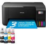 Epson EcoTank ET-2864, DIN-A4-Multifunktions-WLAN-Tintentankdrucker, mit 3 Jahre Tinte und Smart Panel-App, schwarz