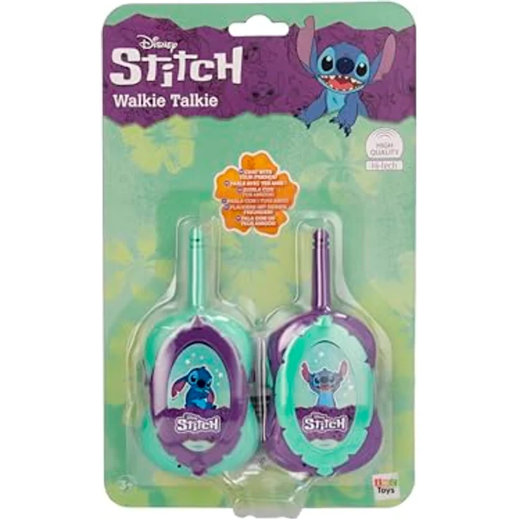IMC TOYS Stitch Walkie-talkie, Spielzeug Funkgerät für Kinder, Mehrfarbig, Reichweite über 100 Meter – Bild 2