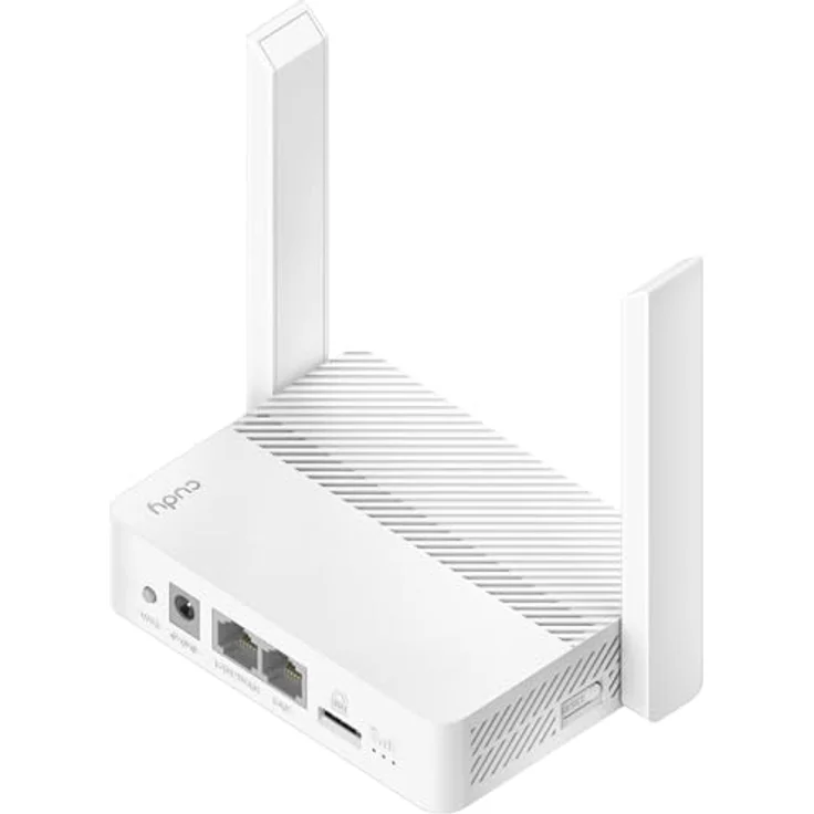 Cudy Neuer LT300 4G LTE WLAN-Router 300 Mbit/s, 2×2 MIMO, OpenVPN, WireGuard, Schwarz – Bild 1