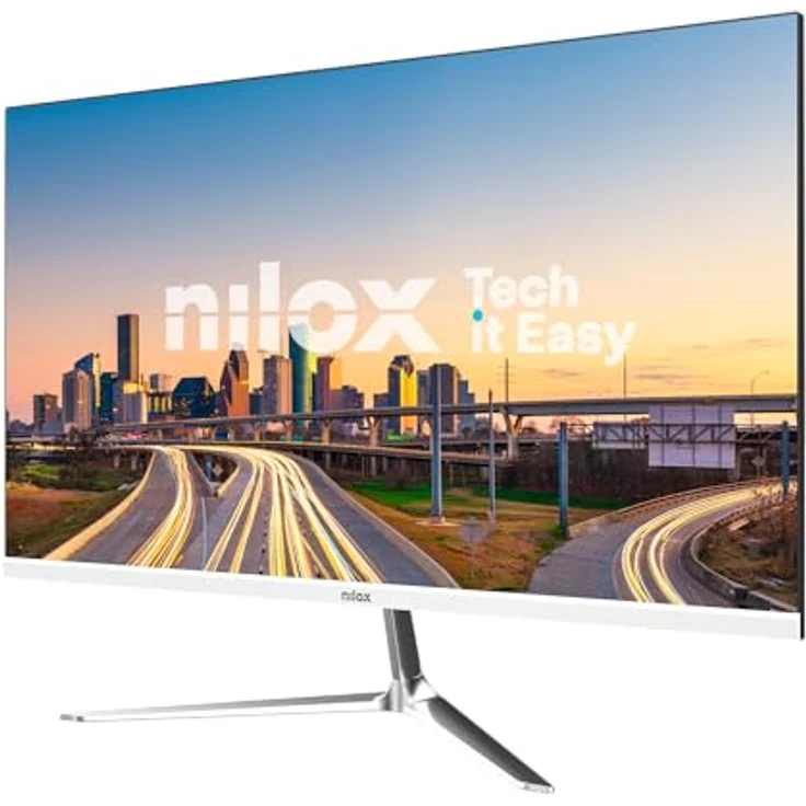 Nilox NXM24FHD1201W, 24 Zoll Gaming-Monitor mit 120 Hz und 4 ms Reaktionszeit, VESA-kompatibel mit HDMI- und VGA-Anschlüssen – Bild 3
