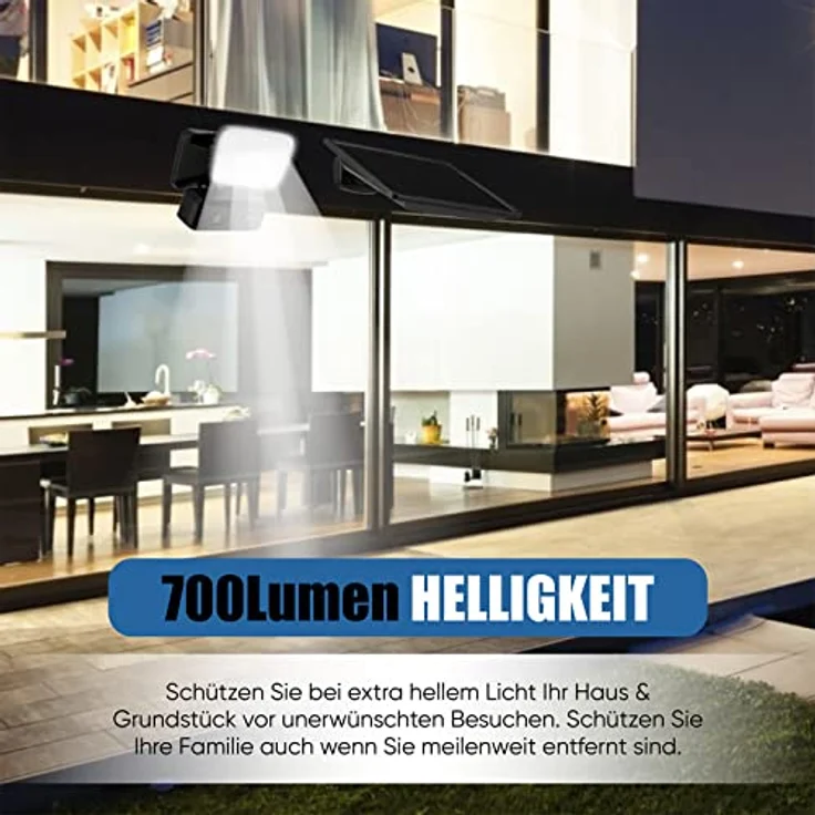 LUVISION LV-G-2034 Überwachungskamera (Außenbereich, Solar Flutlicht, WLAN, App-Steuerung) - Preisvergleich – Bild 4