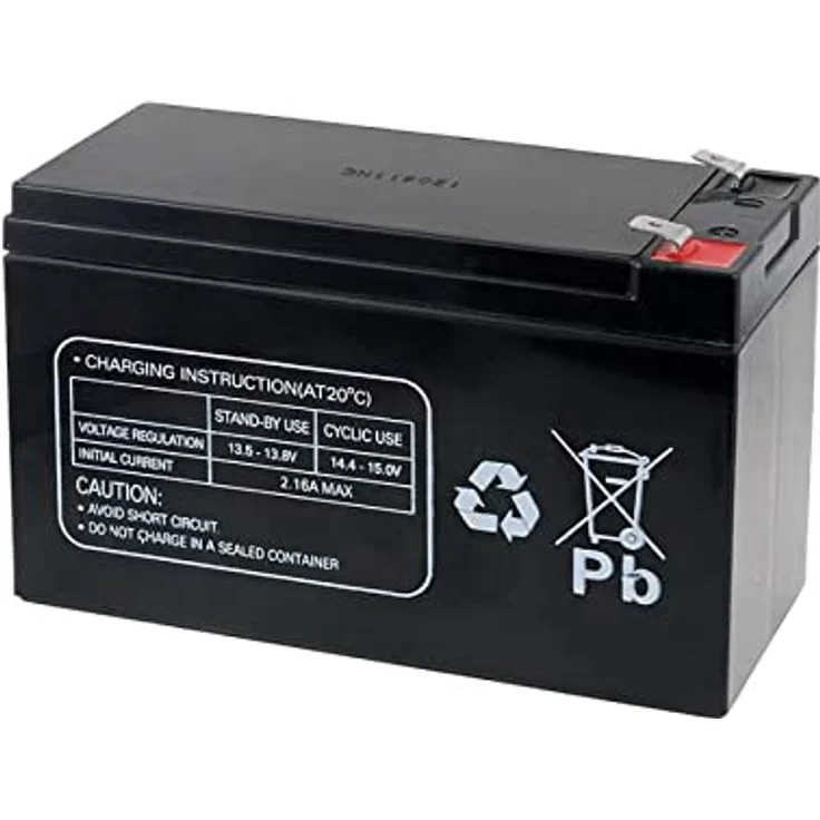 akku-net Ersatzakku für USV APC Smart-UPS SUA750I, 12V, Lead-Acid, Schwarz – Bild 4