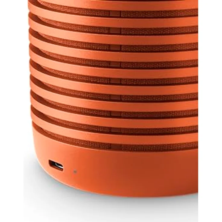 Bang & Olufsen Beosound Explore, tragbarer Bluetooth-Lautsprecher mit 27 Stunden Akkulaufzeit, wasserdicht, 360°-Sound, Bonfire Orange – Bild 5
