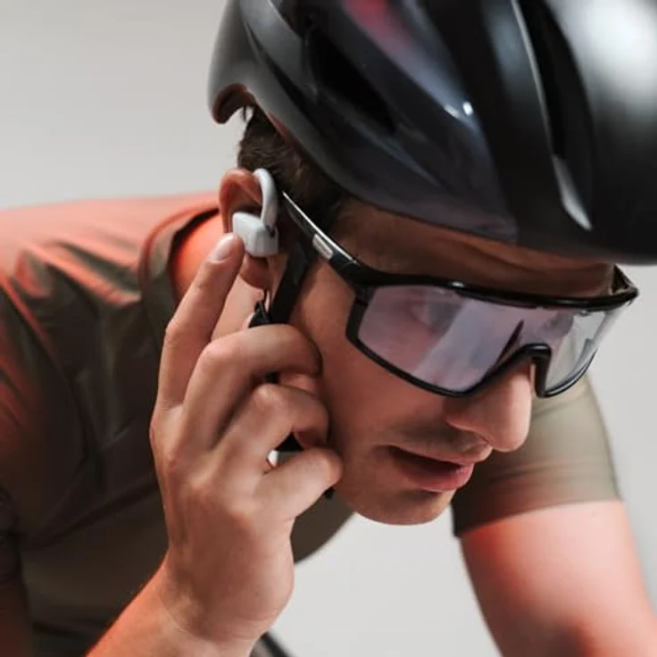  AIRY OPEN TWS - Open-Ear Bluetooth-Kopfhörer, 20h Spielzeit, ideal für Outdoor & Radfahren, Weiß – Bild 6
