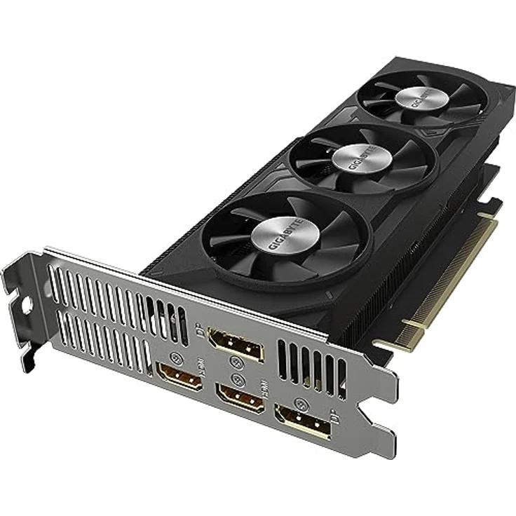 Gigabyte NVIDIA GeForce RTX 4060 OC Low Profile Graphics Card - 8GB GDDR6, 128-bit, PCI-E 4.0, 2475MHz Core Clock, 2x DP 1.4, 2x HDMI 2.1a, NVIDIA DLSS 3,  von Gigabyte - GV-N4060OC-8GL - Effektive Wärmeableitung und hohe Leistung – Bild 5