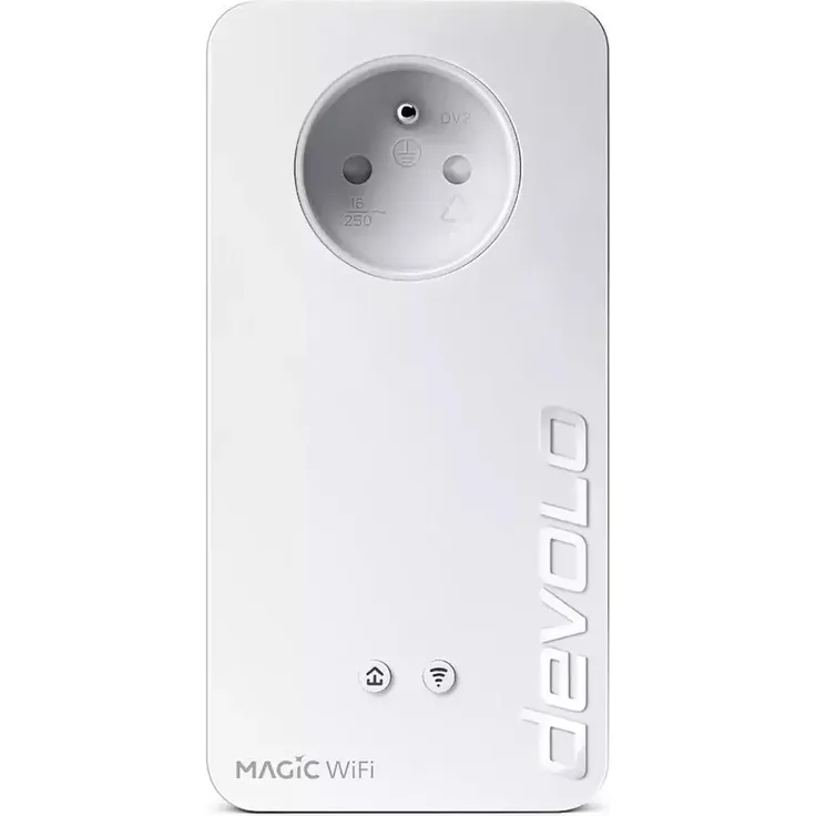 Devolo Magic 2 WiFi 6 next, PowerLAN-Adapter mit 3000 Mbit/s, bis zu 500 m Reichweite, Gigabit Ethernet, Wi-Fi 6 (802.11ax)