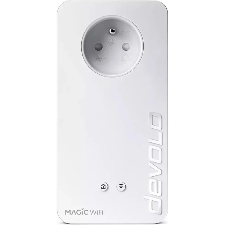 Devolo Magic 2 WiFi 6 next, PowerLAN-Adapter mit 3000 Mbit/s, bis zu 500 m Reichweite, Gigabit Ethernet, Wi-Fi 6 (802.11ax)