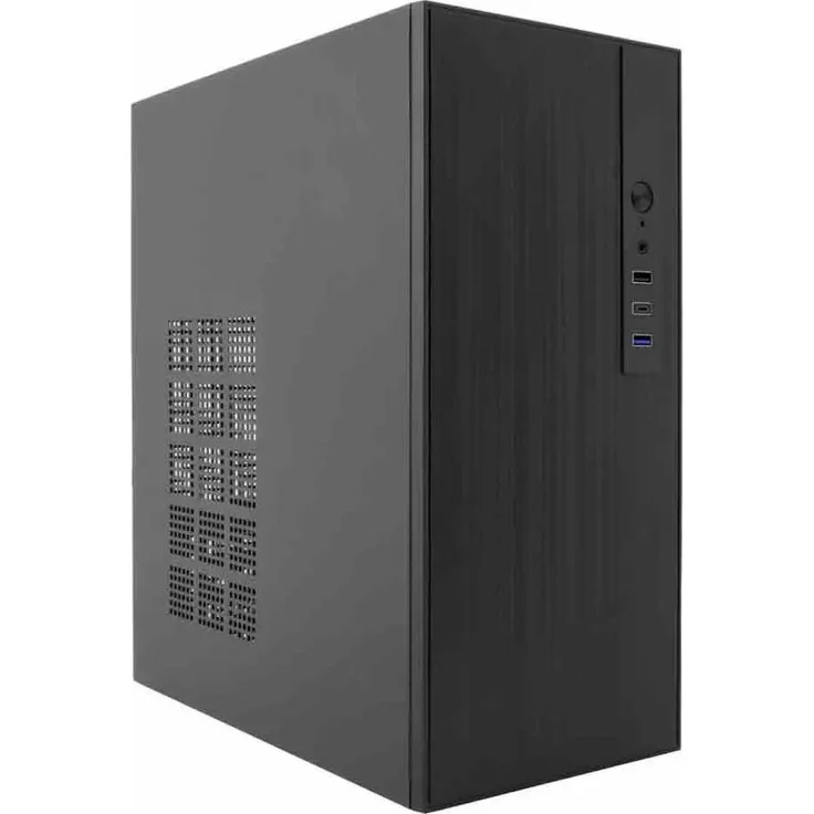 CoolBox COO-PCM460-0, PC-Gehäuse in Schwarz, stylisches Design und optimale Kühlung