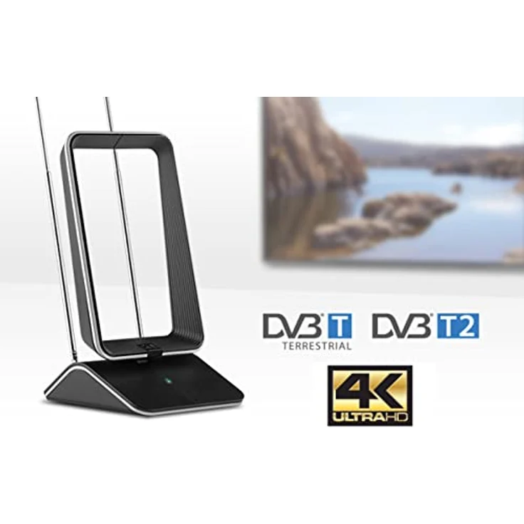 One for All SV 9465-5G Passive DVB-T/T2-Teleskopantenne Innenbereich Schwarz – Bild 4