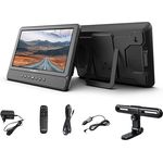 Reflexion DVD1052N, Portabler DVD-Player mit 10 Zoll Monitoren, Akku, USB, 12V Auto-Adapter und Kopfstützenhalterung