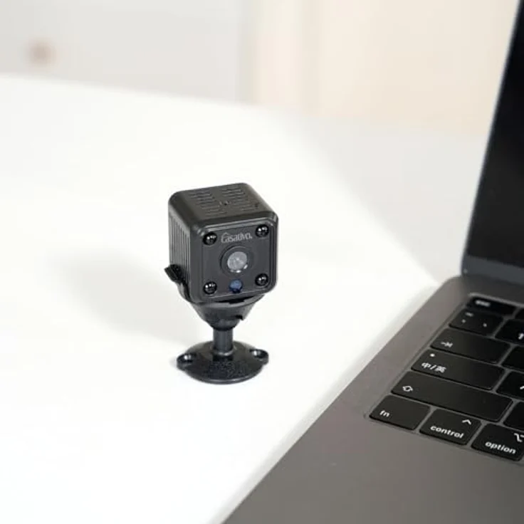Casativo Micro-IP-Kamera, Akkubetrieb HD 720p, 120° Weitwinkel, Nachtsicht, WLAN, Schwarz – Bild 9