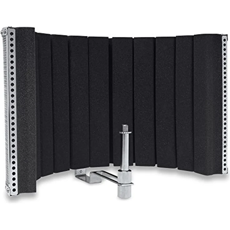 Pronomic CM-100S Studio Großmembranmikrofon XLR-Kondensatormikrofon, silber - Studioqualität mit Popkiller und Micscreen Set – Bild 5