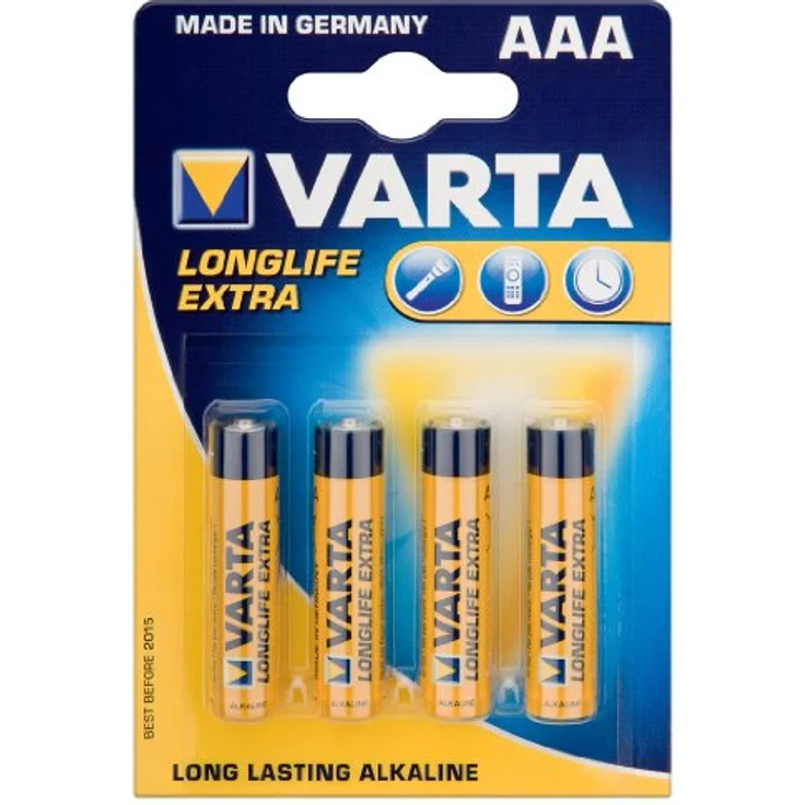 Varta Longlife LR 03 Alkali Micro AAA Batterie (4er Pack) – Bild 2