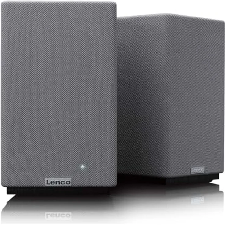 Lenco Aktiv Lautsprecher 2x40W, Bluetooth, USB, AUX, optischer Eingang, Schwarz – Bild 5