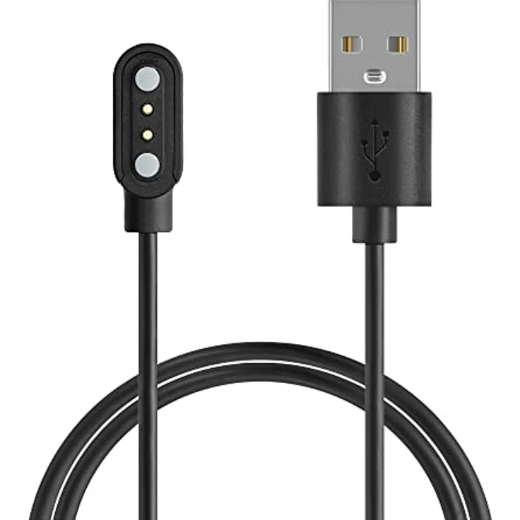 kwmobile USB Kabel Charger für Blackview R30 Pro / R8 / R3 / R3 Pro / X2 / X1 / Letsfit / Fitpolo, 100 cm lang, schnelles Ladekabel in Schwarz – Bild 8