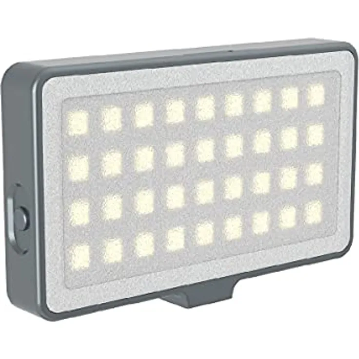 DigiPower LED-Videolicht mit 3 Beleuchtungsmodi und 3 Farbfiltern, 50 LED-Leuchten, inklusive universeller Handyhalterung, DSLR-Kameras, Action Cams und Videokameras, DP-VL50