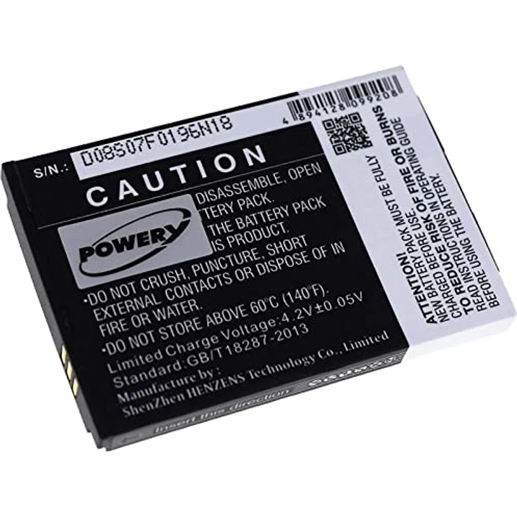 Akku-net Akku für TP-Link Typ TBL-71B2000, 3,7V, Li-Ion, 2000mAh, schwarz, mit Überladungsschutz – Bild 1
