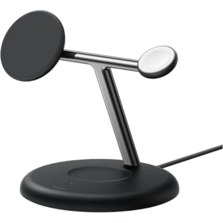 Belkin UltraCharge 3-in-1 Wireless Charging Stand, Qi2, 25 Watt, Schwarz – Bild 4