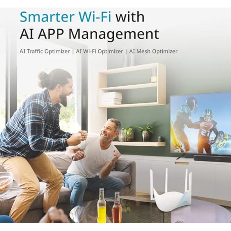 D-Link R36 BE3600 Wi-Fi 7 Smart Router, Dual-Band 3600 Mbit/s, 2.5GbE Anschlüsse, KI-gestütztes Mesh, WPA3 Sicherheit, Aquila PRO AI App – Bild 5