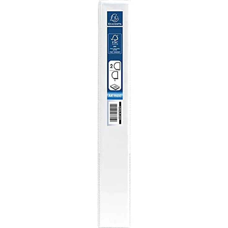 EXACOMPTA Aktenordner Exacompta Präsentationsringbuch mit 2 Ringen, Ring - Individuell gestaltbar, DIN A4 Format, Ring-Ø 30 cm – Bild 5