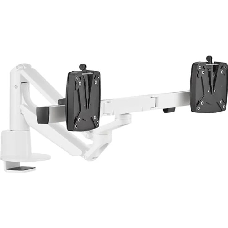 NOVUS Clu Plus X2 C, Monitorständer mit Tischbefestigung, gasfederverstellbar für ergonomische Ausrichtung von zwei Monitoren – Bild 2