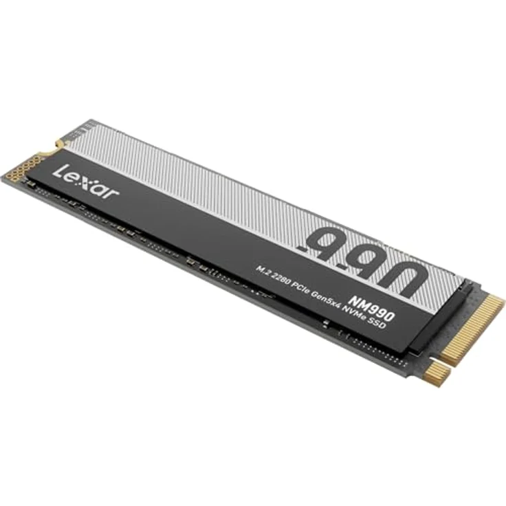 Lexar NM990, M.2 SSD mit 1000 GB, NVMe PCIe 5.0, bis zu 14.000 MB/s Lese- und 10.000 MB/s Schreibgeschwindigkeit, optimiert für Gaming und kreative Anwendungen – Bild 3