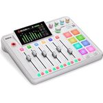 Rode Rodecaster Pro II, 9-Kanal-Audio-Mixer mit rauscharmer Vorverstärkung und Audioprozessoren, weiß