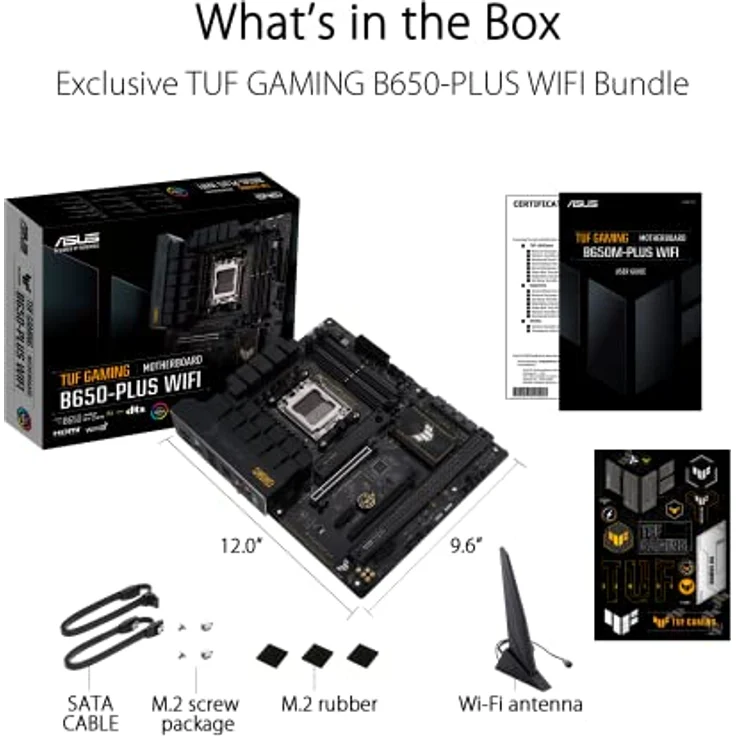 ASUS TUF GAMING B650-PLUS WIFI Mainboard Sockel AMD AM5 – Bild 2