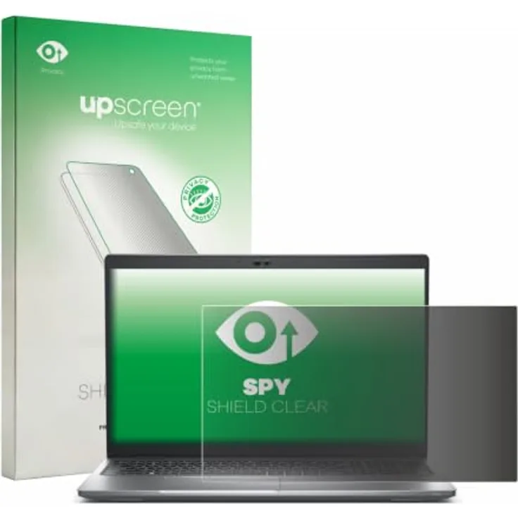 upscreen Blickschutzfolie für Dell Latitude 5530, Anti-Spy Displayschutz mit Blaulichtfilter und blasenfreier Montage, Made in Germany