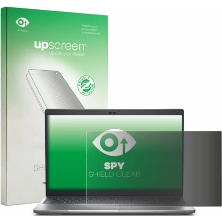 upscreen Blickschutzfolie für Dell Latitude 5530, Anti-Spy Displayschutz mit Blaulichtfilter und blasenfreier Montage, Made in Germany – Bild 1